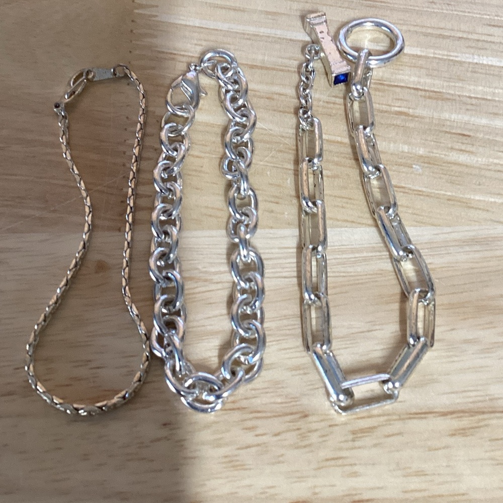 Silver and Gold Tone Bracelet Set